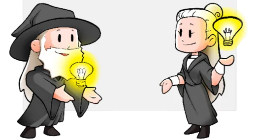 Personagens ilustrados do perfil ENFJ