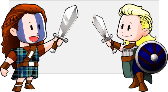 Personagens ilustrados do perfil ESFP