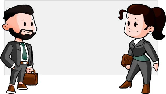 Personagens ilustrados do perfil ESTJ